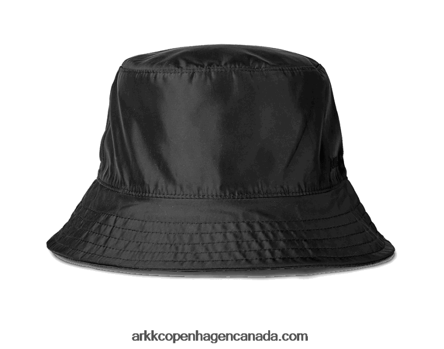Black Nylon Bucket Hat ARKK Copenhagen BBH2VB276