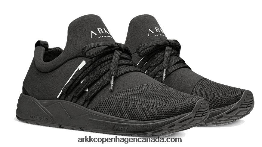 Men All Black White Raven Mesh PET S-E15 ARKK Copenhagen BBH2VB103
