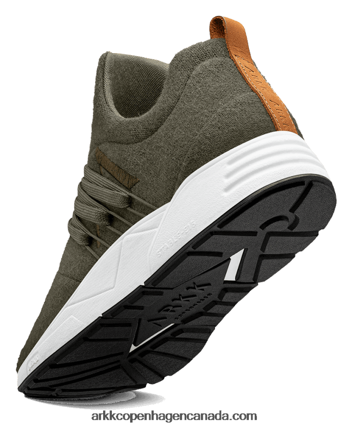 Men Dark Army Brown Raven Wool S-E15 ARKK Copenhagen BBH2VB53