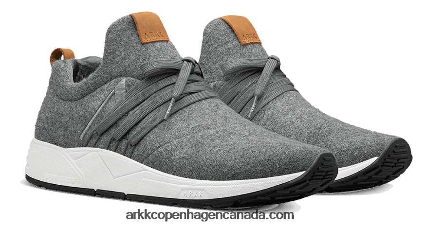 Men Dark Grey Brown Raven Wool S-E15 ARKK Copenhagen BBH2VB52