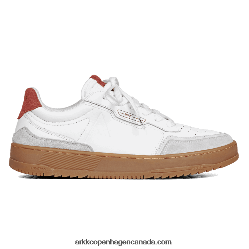 Women White Bruschetta Gum Novaklass Leather Stratr65 ARKK Copenhagen BBH2VB112